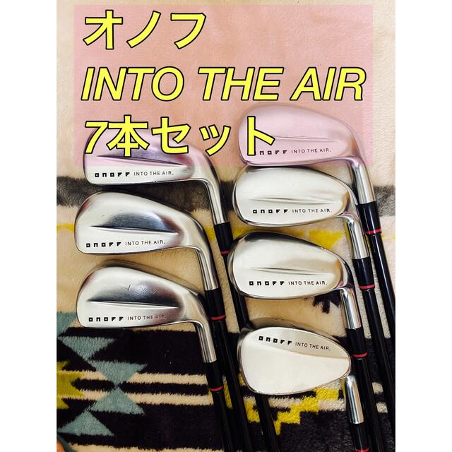 オノフONOFF アイアンセット7本 INTO THE AIR 4-9 Pダイワ