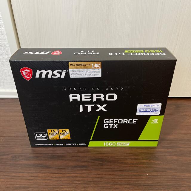 【新品未開封】MSI GTX 1660 SUPER AEROゲーミングpc