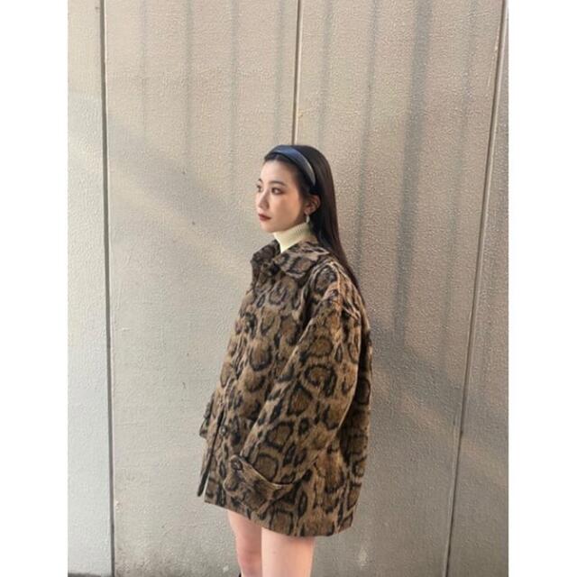 SLY(スライ)のMODERN ANIMAL SHORT COAT lagua gem レディースのジャケット/アウター(毛皮/ファーコート)の商品写真