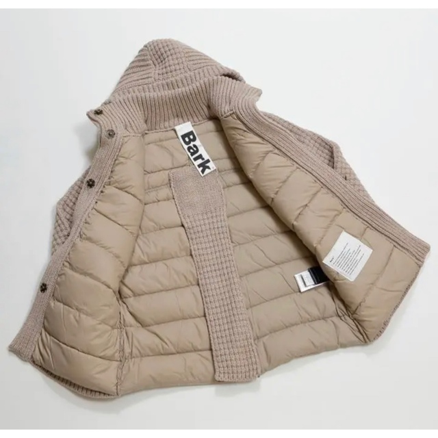 Bark / バーク ニット ダッフル、ダウンジャケット 【美品】 アウトレット最安価格 BARK バーク ニットダッフルダウン ダウンジャケット