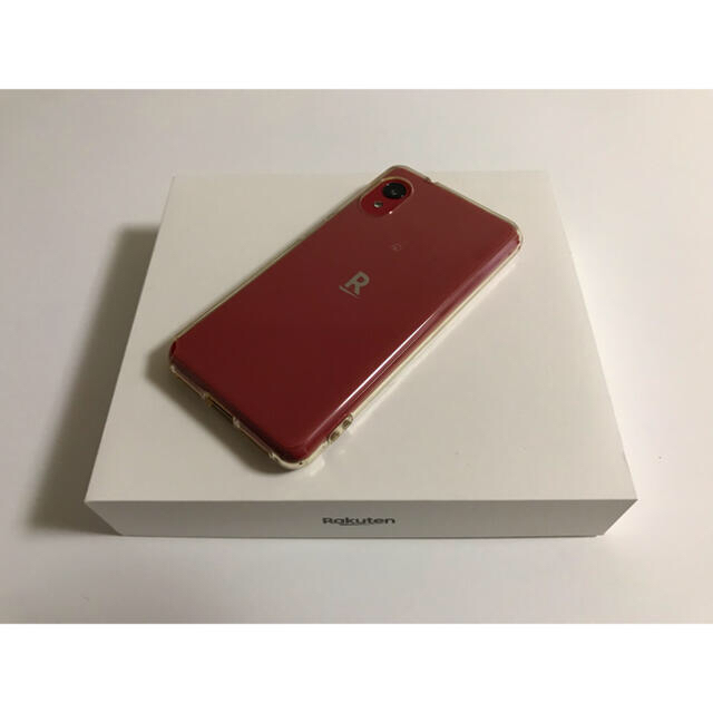 楽天モバイル機種モバイル Rakuten mini クリムゾンレッド 美品