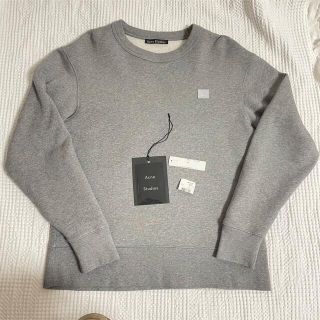 アクネ(ACNE)の美品　Acne studios フェイスパッチ　スウェット　トレーナー　xs(スウェット)