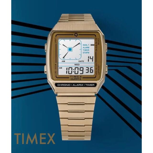 【新品 未使用 即納】＜TIMEX＞ LCA REISSUE ゴールド 復刻