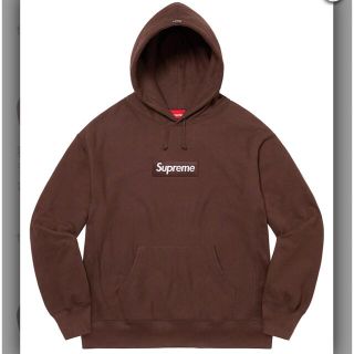 シュプリーム(Supreme)のsupreme Boxlogo ブラウン XL(パーカー)