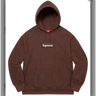 シュプリーム(Supreme)のsupreme Boxlogo ブラウン XL(パーカー)