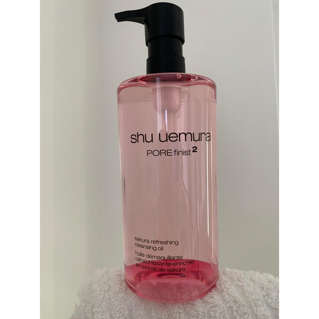 shu uemura(シュウウエムラ)のシュウウエムラ　クレンジング　サクラ 450ml コスメ/美容のスキンケア/基礎化粧品(クレンジング/メイク落とし)の商品写真