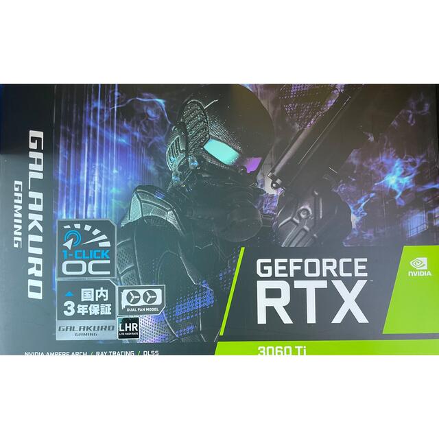公式 GG-RTX3060Ti-E8GB/DF/LHR 玄人志向 PCパーツ - www