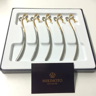 ミキモト(MIKIMOTO)のMIKIMOTO パール付きマドラー セット(カトラリー/箸)