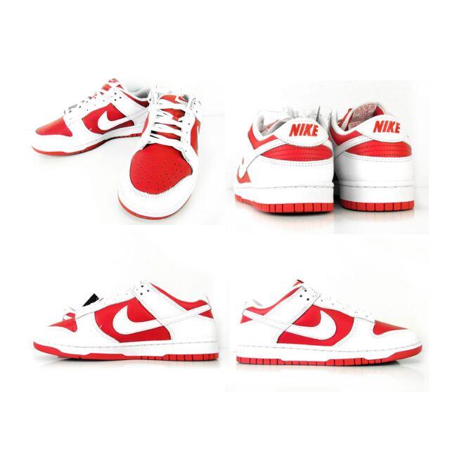 ナイキNIKE■DUNK LOW CHAMPIONSHIP REDスニーカー