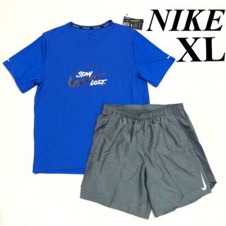 ナイキ(NIKE)のXL ナイキ　ランニングシャツ　ランニングショートパンツ　陸上　上下セット(ウェア)