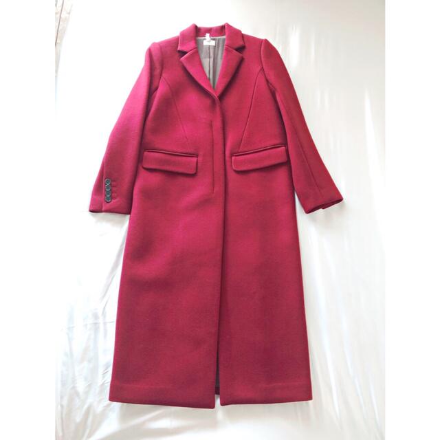ロングコート 赤 美品 apas.lat