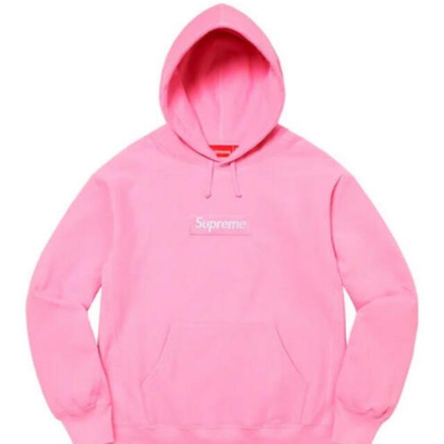 supreme box logo hooded ボックスロゴ ピンク