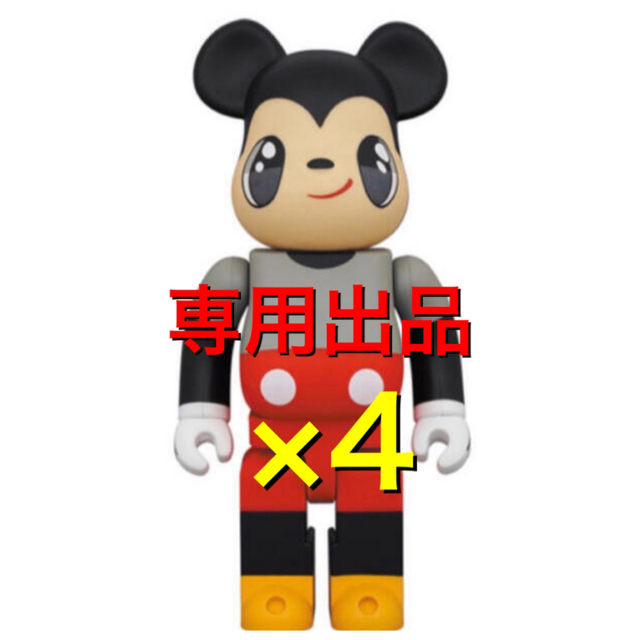【希望者のみラッピング無料】 TOY MEDICOM - 4体 MOUSE1000% MICKEY Calleja Javier キャラクターグッズ