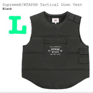 シュプリーム(Supreme)のLサイズ　Supreme wtaps tactical down vest(ダウンベスト)