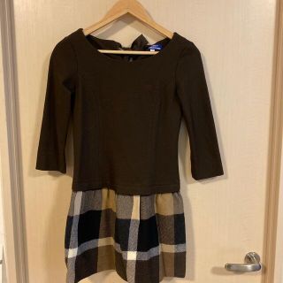 バーバリーブルーレーベル(BURBERRY BLUE LABEL)のBURBERRY BLUELABEL ワンピース(ミニワンピース)