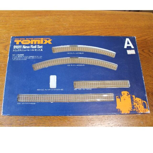 鉄道模型_TOMIX_N-SCALE 電気機関車＋貨車5＋レール＋パワーUセット