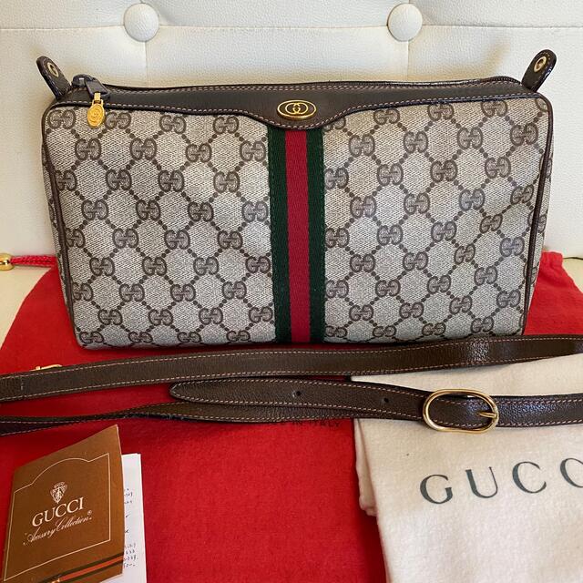 55%以上節約 Gucci - バッグ シェリーライン オールドグッチ 貴重 未使用 付属品完備 GUCCI ショルダーバッグ