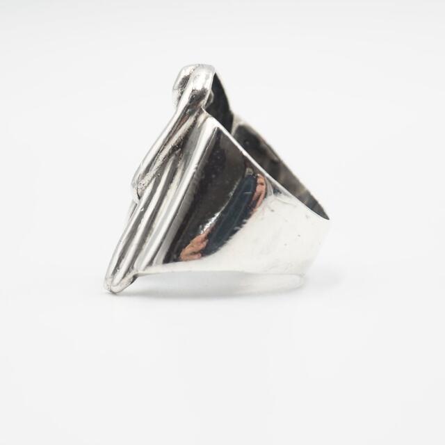 S70 シルバー リング 指輪の通販 by RIME's shop｜ラクマ ヴィンテージ 925刻印 ワイド デザイン 即納最新品