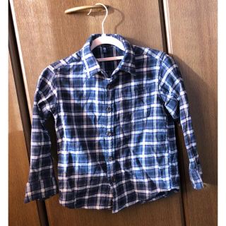 ユニクロ(UNIQLO)のユニクロ チェックシャツ 110(ブラウス)