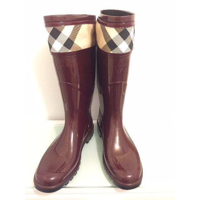 BURBERRY(バーバリー)の【Nico様専用 11/29限り 】バーバリー レインブーツ 24cm  レディースの靴/シューズ(レインブーツ/長靴)の商品写真