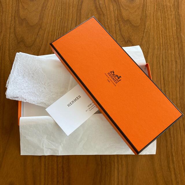 Hermes(エルメス)のHERMES  レースハンカチ レディースのファッション小物(ハンカチ)の商品写真