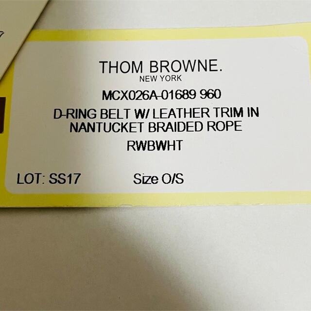 THOM BROWNE(トムブラウン)の新品未使用　THOMBROWNE ベルト メンズのファッション小物(ベルト)の商品写真