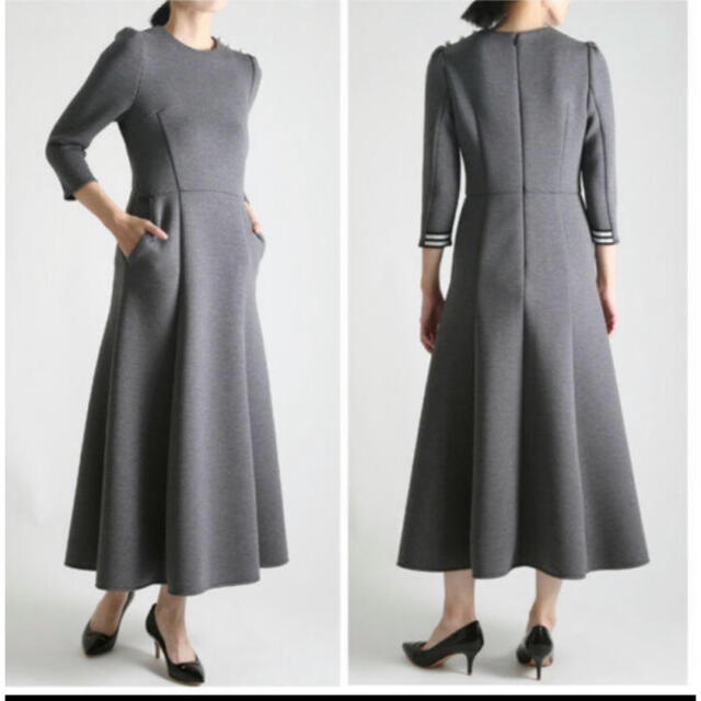 サイズ BARNEYS YORK - BORDERS at BALCONY ROUND MIDI ワンピースの