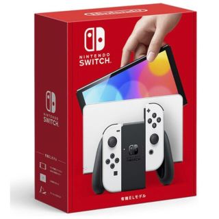 ニンテンドースイッチ(Nintendo Switch)の新品未開封　Nintendo Switch（有機ELモデル） ホワイト(家庭用ゲーム機本体)