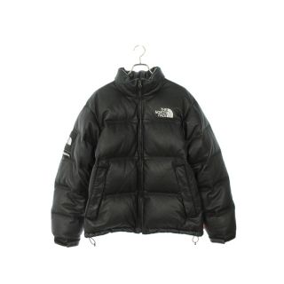 シュプリーム(Supreme)のシュプリーム ×ノースフェイス/THE NORTH FACE オールレザーヌプシ(ダウンジャケット)