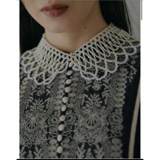 アメリヴィンテージ(Ameri VINTAGE)のAmeri PEARL COLLAR CHOKERパールネックレス つけ襟(ネックレス)