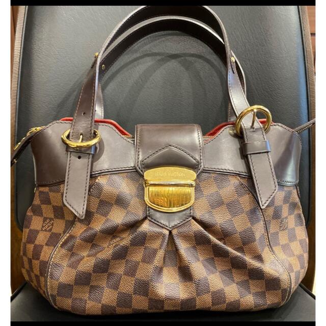 リアル LOUIS VUITTON バッグ LOUIS ルイヴィトン ダミエ システィナ