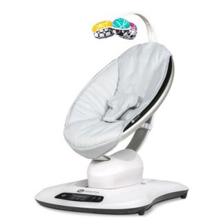 フォーマムズ(4moms)の美品⭐︎電動バウンサー ママルー　クラシックシルバー　グレー(その他)