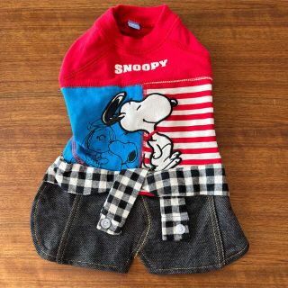 ピーナッツ(PEANUTS)の美品 試着のみ ペットパラダイス スヌーピー 犬用お洋服(犬)