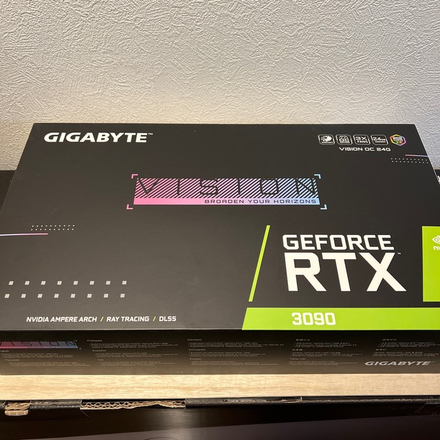 【7%offクーポン配布期間】GeForce RTX 3090 VISION スマホ/家電/カメラのPC/タブレット(PCパーツ)の商品写真