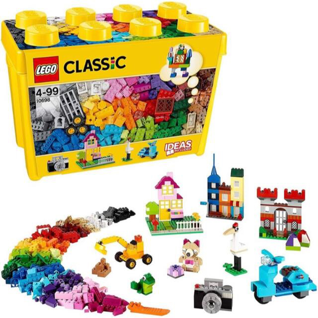 Lego(レゴ)の訳あり　レゴクラシック 黄色のアイデアボックス スペシャル10698 キッズ/ベビー/マタニティのおもちゃ(積み木/ブロック)の商品写真
