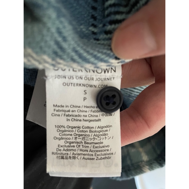 Ron Herman(ロンハーマン)のリゾルトさま専用　最終値下げ　OUTERKNOWN ブランケットシャツ メンズのトップス(シャツ)の商品写真