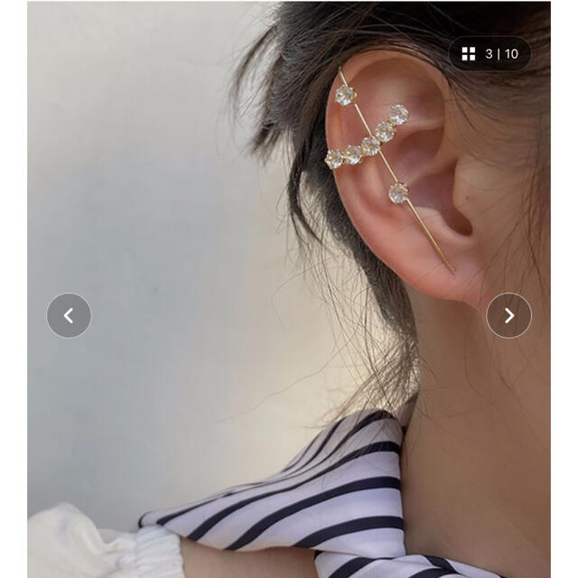売り物 ★2way★✨18金1cm&あこや真珠6mmスタッドパールピアスイヤリング ピアス(両耳用)