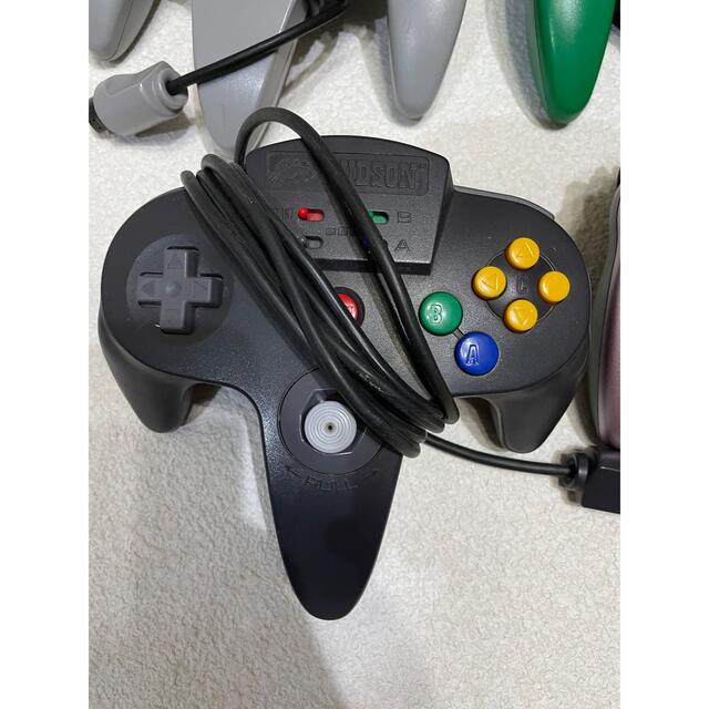 NINTENDO 64(ニンテンドウ64)の【動作確認済み】ニンテンドー64本体+コントローラー4個+ソフト16本セット エンタメ/ホビーのゲームソフト/ゲーム機本体(家庭用ゲーム機本体)の商品写真