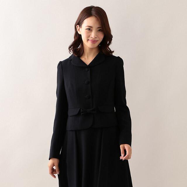 新品 TO BE CHICワンピーススーツ 38 濃紺10お受験卒業式入学式-