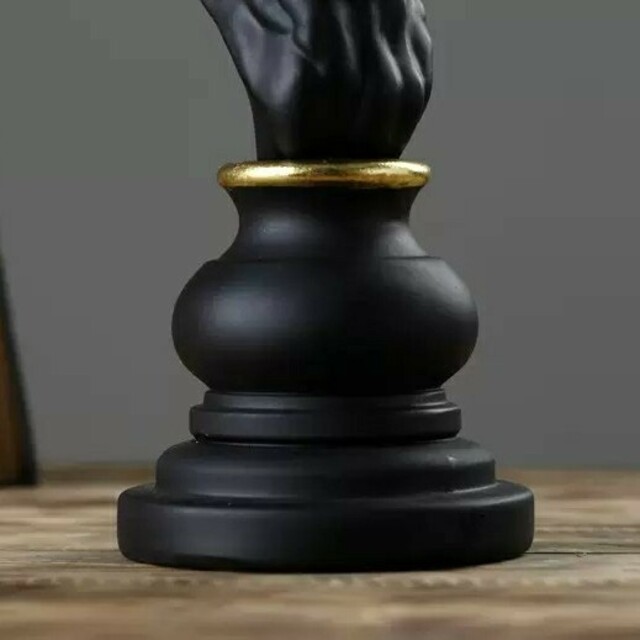 3個セット　チェス駒　ブラック 3