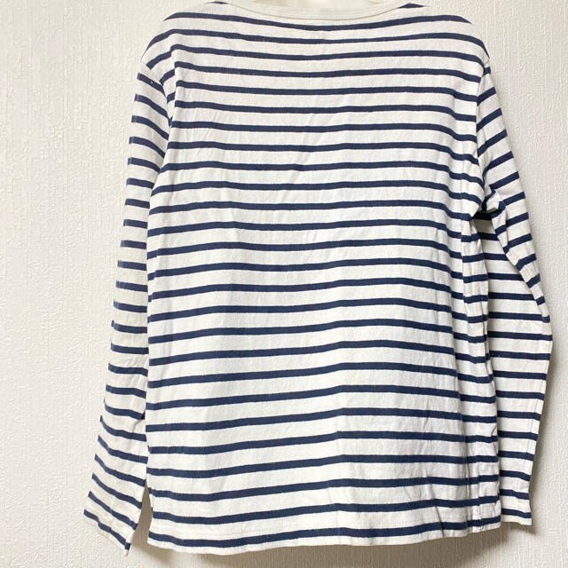 UNIQLO(ユニクロ)の（592）ボーダー カットソー 150cm キッズ/ベビー/マタニティのキッズ服女の子用(90cm~)(Tシャツ/カットソー)の商品写真