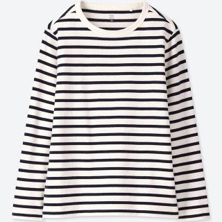 ユニクロ(UNIQLO)の（592）ボーダー カットソー 150cm(Tシャツ/カットソー)