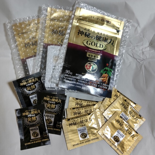 人気特価 金氏高麗人参 神秘の健康力GOLD90粒3袋 食品/飲料/酒 | bca