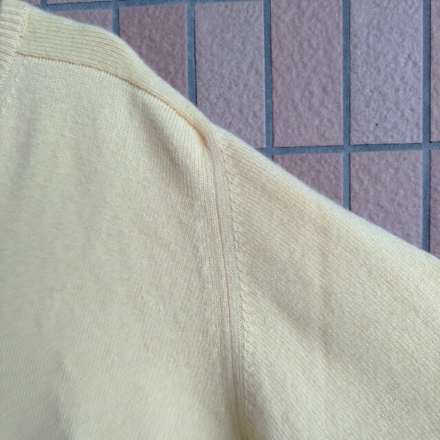 1990s KIRK PRYDE CASHMERE SWEATHER　イエロー