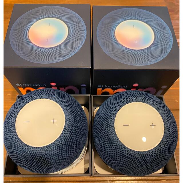 Apple HomePod mini 新色ブルー 2個ステレオセット