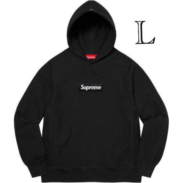 Supreme Box Logo Hooded Sweatshirt Black