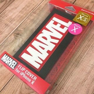 マーベル(MARVEL)のMARVEL iPhoneX/Xs 兼用 フリップカバー(iPhoneケース)