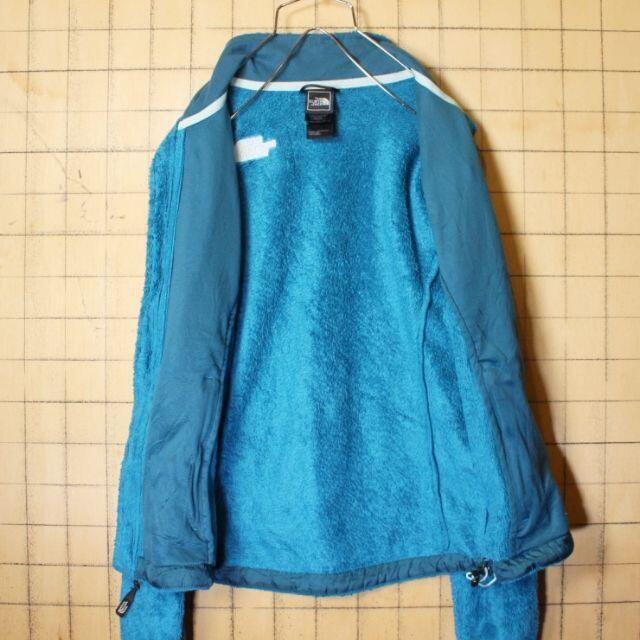 THE NORTH FACE(ザノースフェイス)のノースフェイス ボアフリースジャケット ブルー レディースXS インナーaw63 レディースのジャケット/アウター(ブルゾン)の商品写真