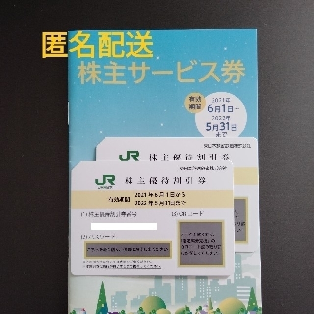 JR東日本 株主優待割引券 4枚セット＋株主サービス券 - www.gossipdavid.com