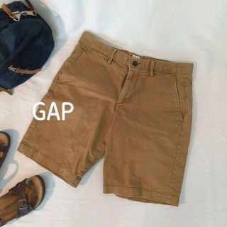 ギャップ(GAP)のGAP ハーフパンツ　ショートパンツ　チノ　ベージュ　茶　29インチ(ショートパンツ)